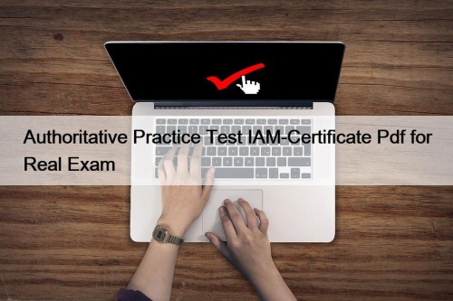 Authoritative Practice Test IAM-Certificate Pdf for Real Exam