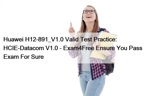 Huawei H12-891_V1.0 Valid Test Practice: HCIE-Datacom V1.0 - Exam4Free Ensure You Pass Exam For Sure